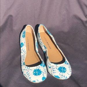 Lucky Brand Floral Flats